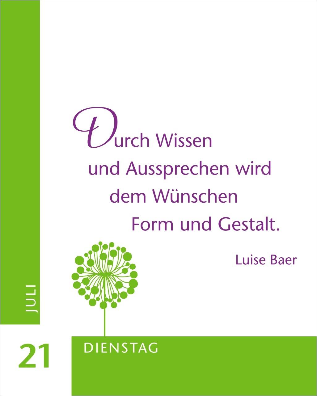 Beispielinhalt (Bild) 365 Wünsche für dich Mini-Geschenkkalender 2026
