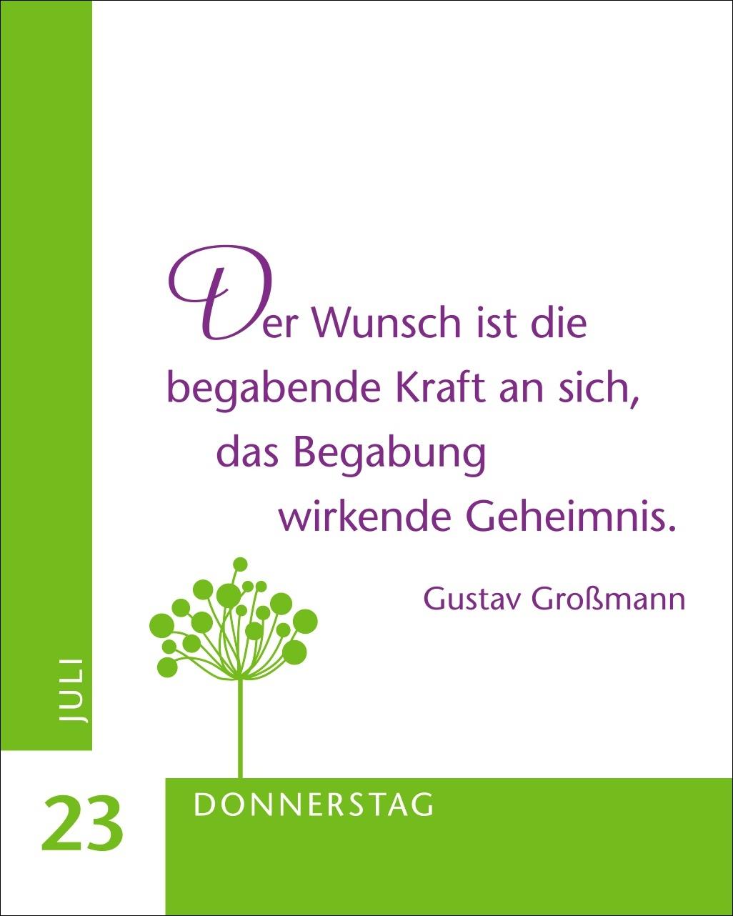 Beispielinhalt (Bild) 365 Wünsche für dich Mini-Geschenkkalender 2026