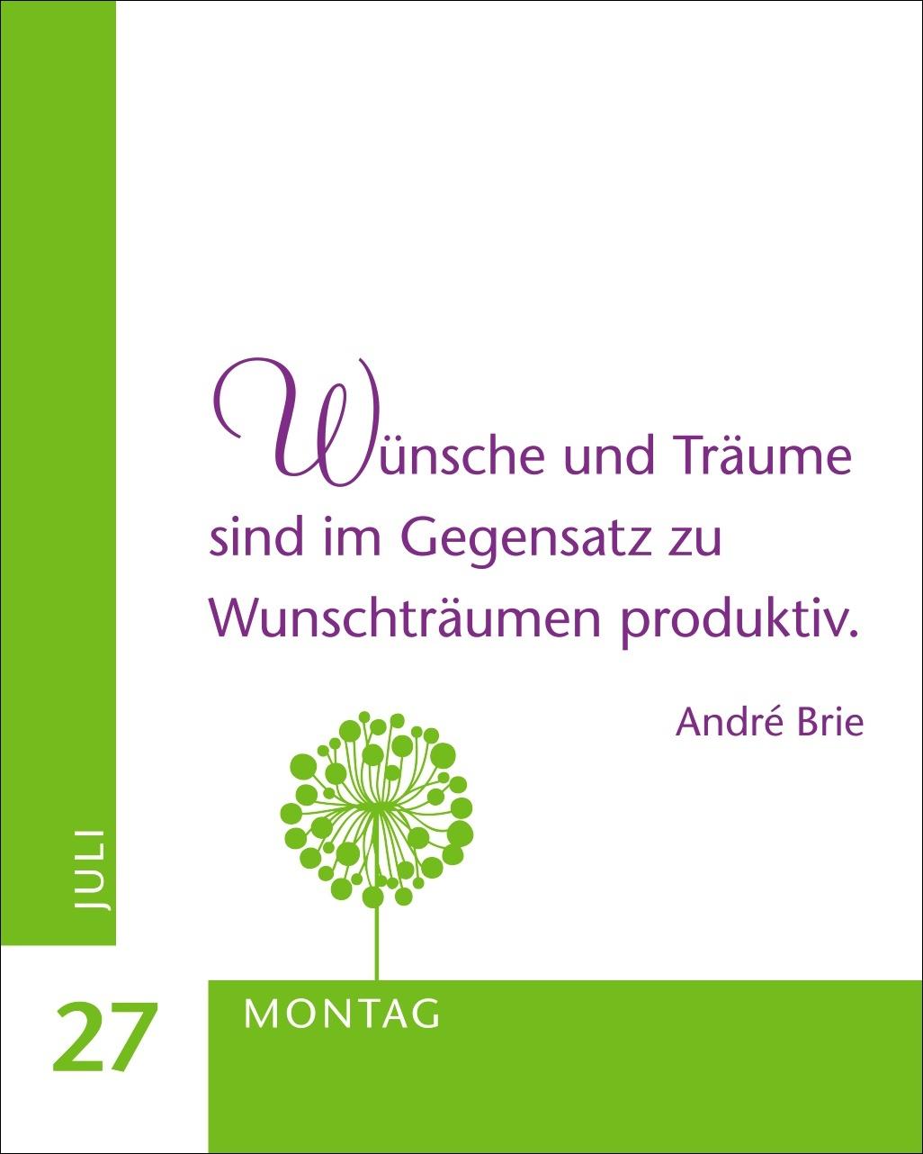 Beispielinhalt (Bild) 365 Wünsche für dich Mini-Geschenkkalender 2026