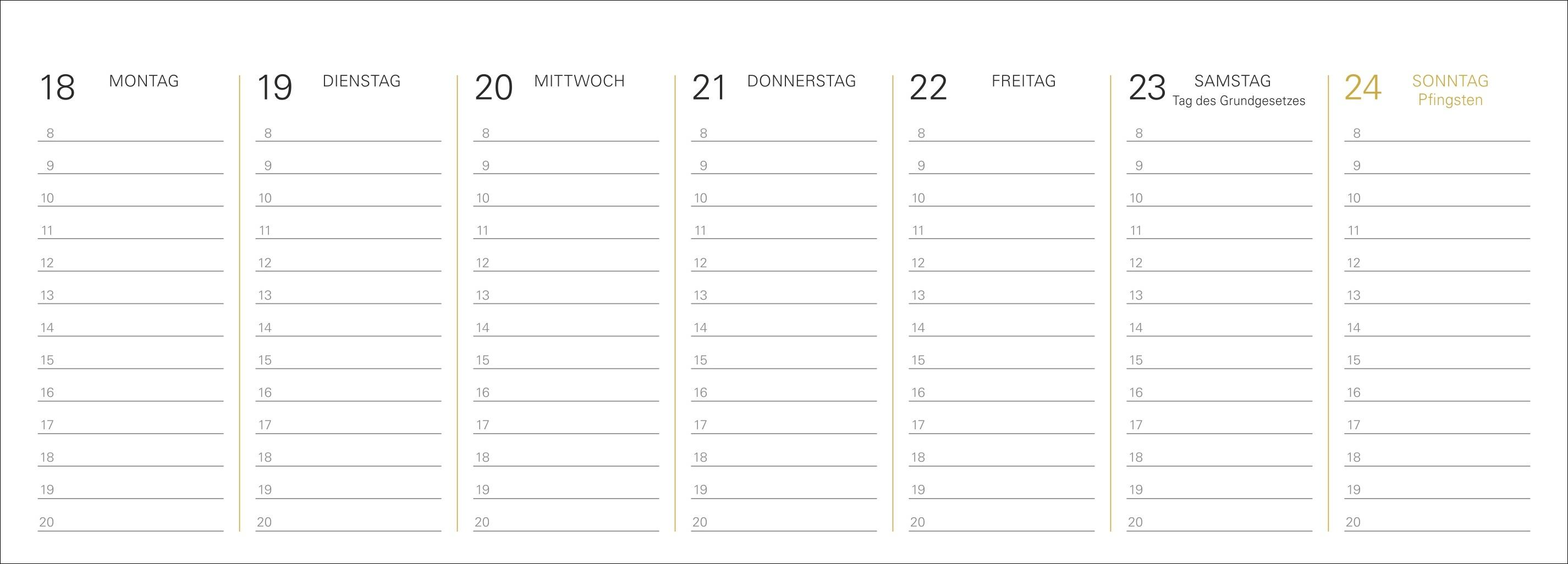 Beispielinhalt (Bild) Eine Reise um die Welt Premium-Tischplaner 2026 - Wochenkalender mit 53 Fotografien