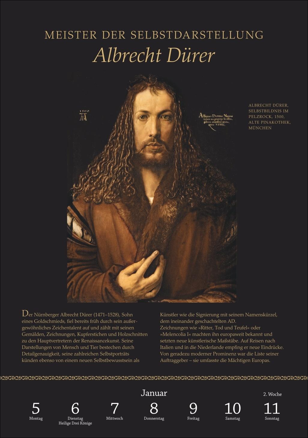 Beispielinhalt (Bild) SPIEGEL GESCHICHTE Die Renaissance Wochenkalender 2026 - Geburt der Neuzeit