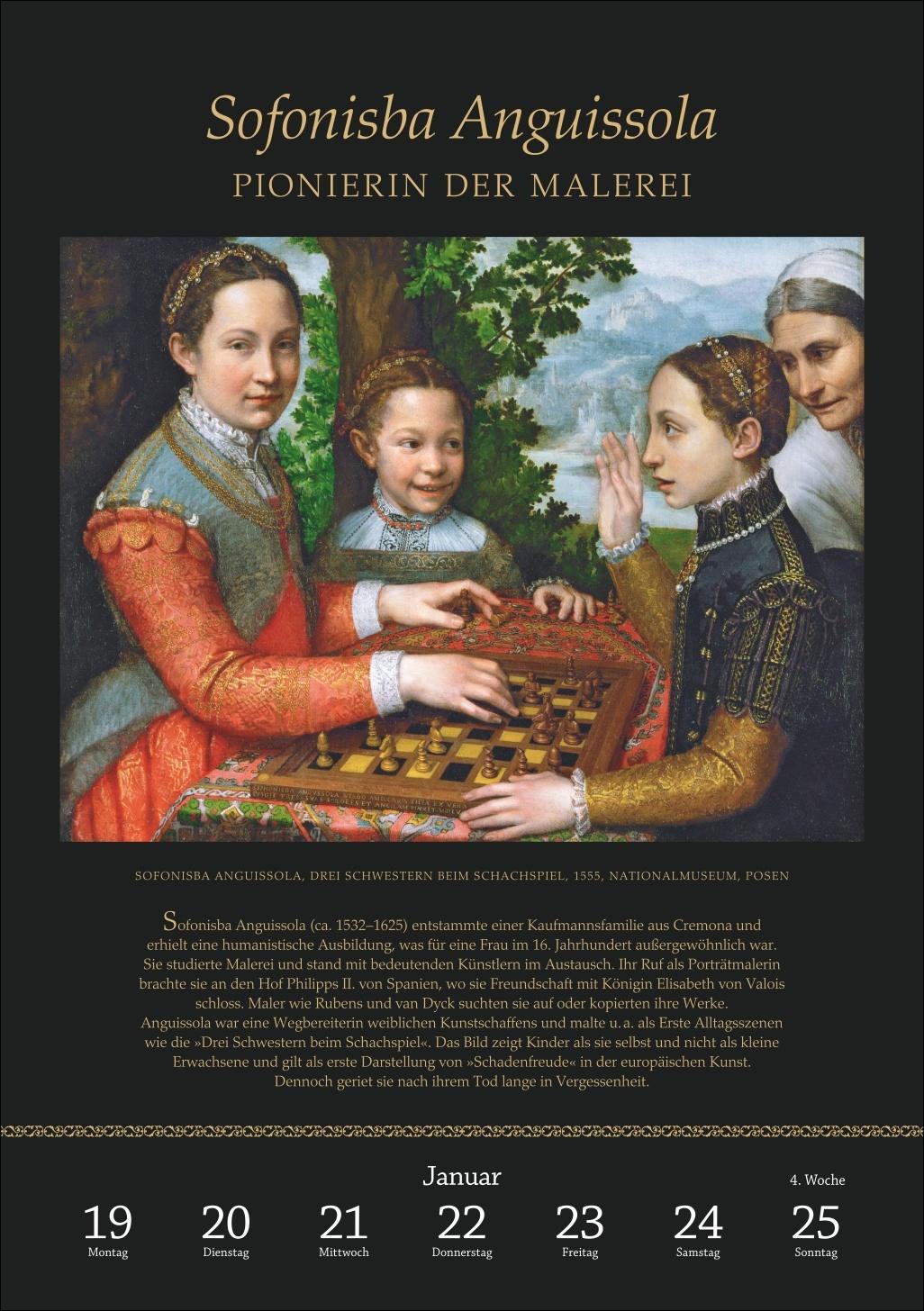 Beispielinhalt (Bild) SPIEGEL GESCHICHTE Die Renaissance Wochenkalender 2026 - Geburt der Neuzeit