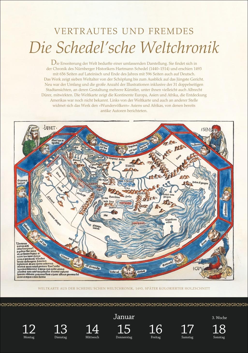 Beispielinhalt (Bild) SPIEGEL GESCHICHTE Die Renaissance Wochenkalender 2026 - Geburt der Neuzeit