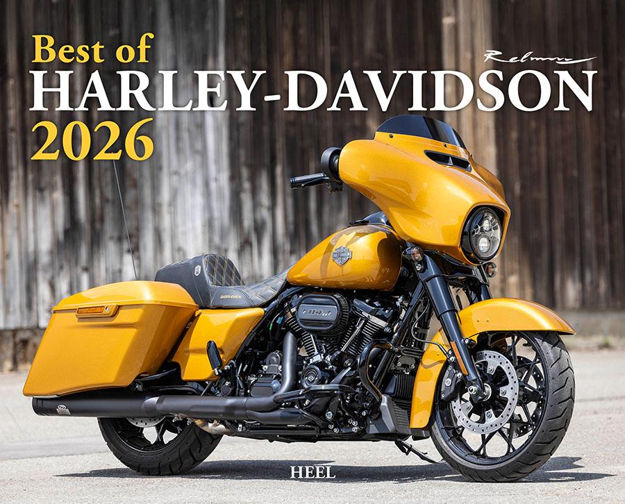 Vorderes Coverbild Best of Harley Davidson Kalender 2026 Premium XXL