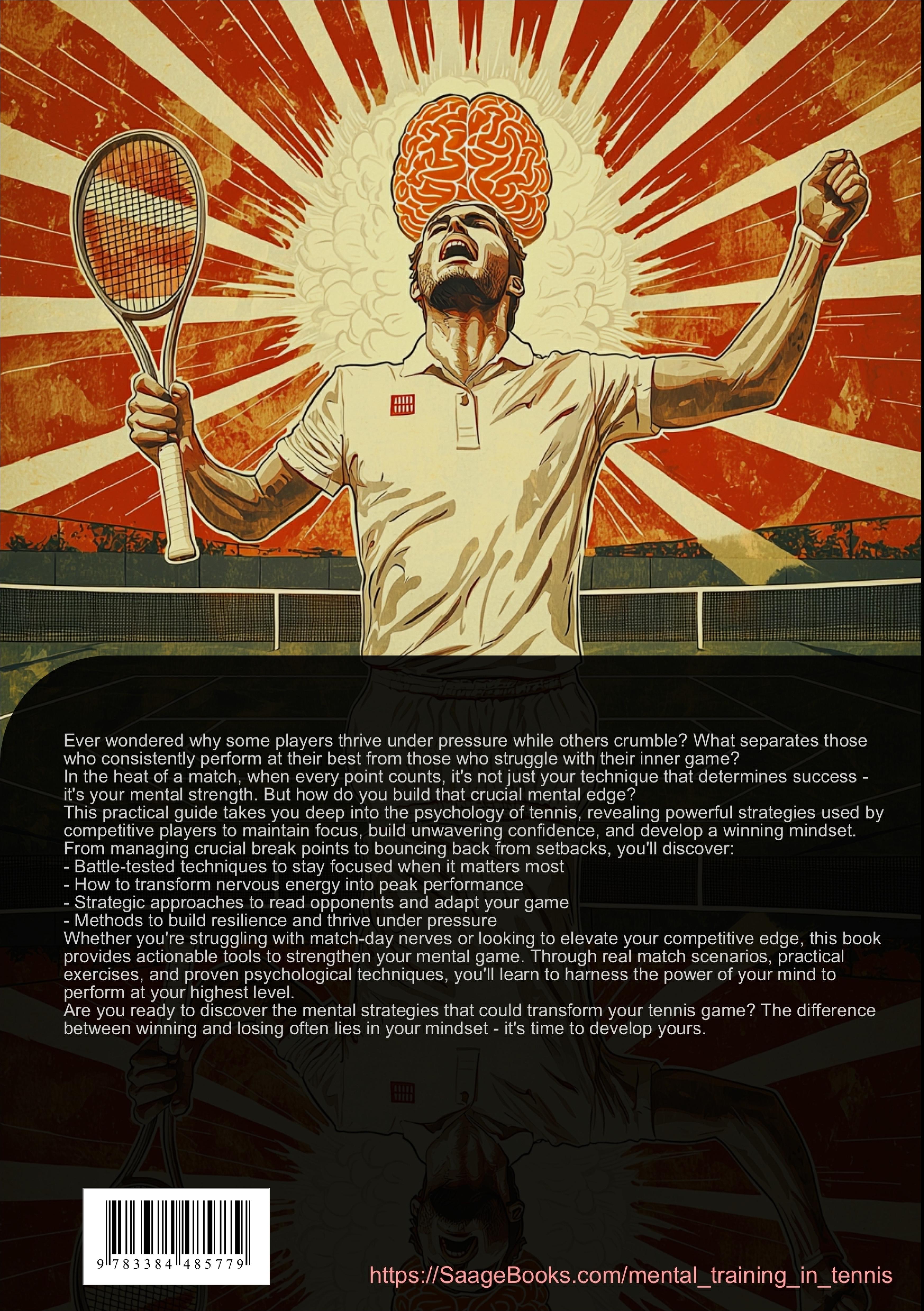 Rückseitencover Tennis Mindset: Mental Strength in Tennis Training