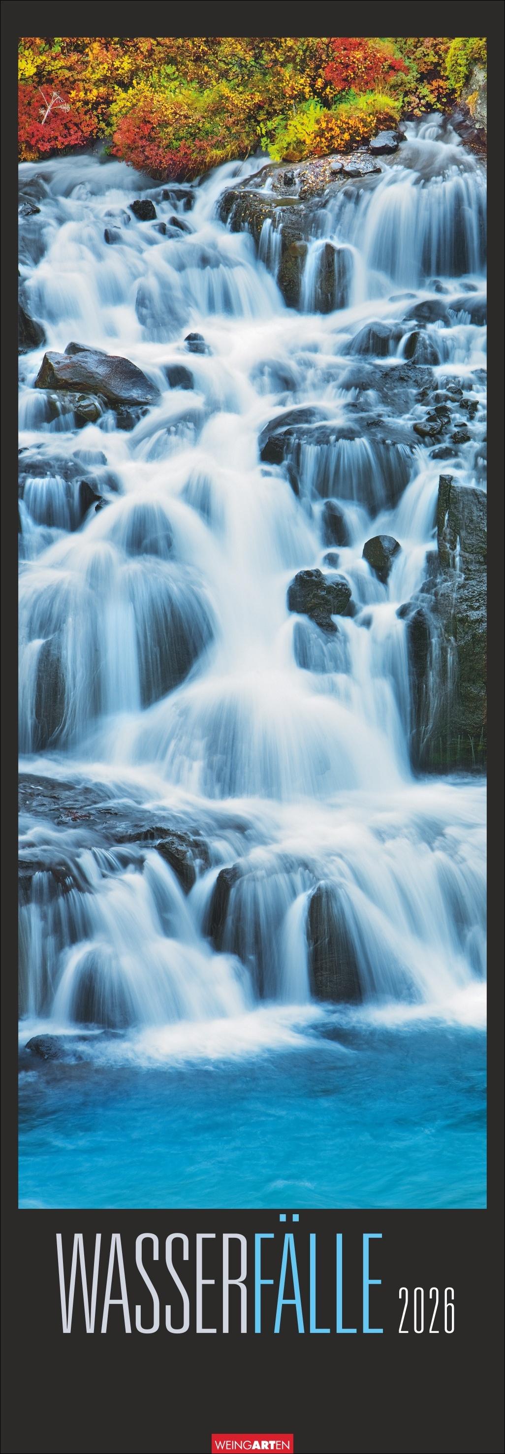 Vorderes Coverbild Wasserfälle Kalender 2026