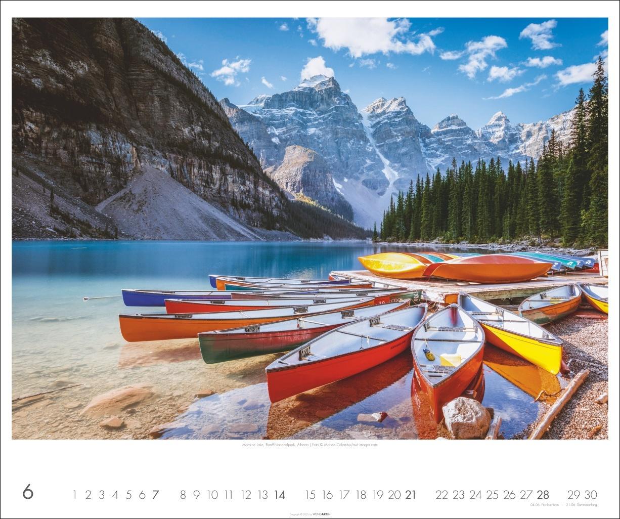 Beispielinhalt (Bild) Kanada Kalender 2026 - Der Ruf der Wildnis
