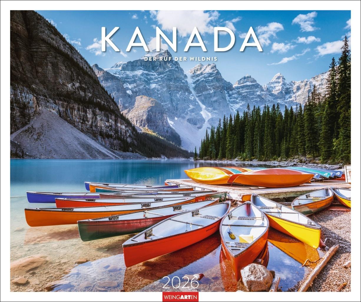 Vorderes Coverbild Kanada Kalender 2026 - Der Ruf der Wildnis