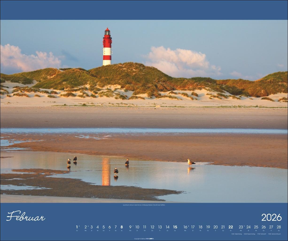 Beispielinhalt (Bild) Nordsee Kalender 2026