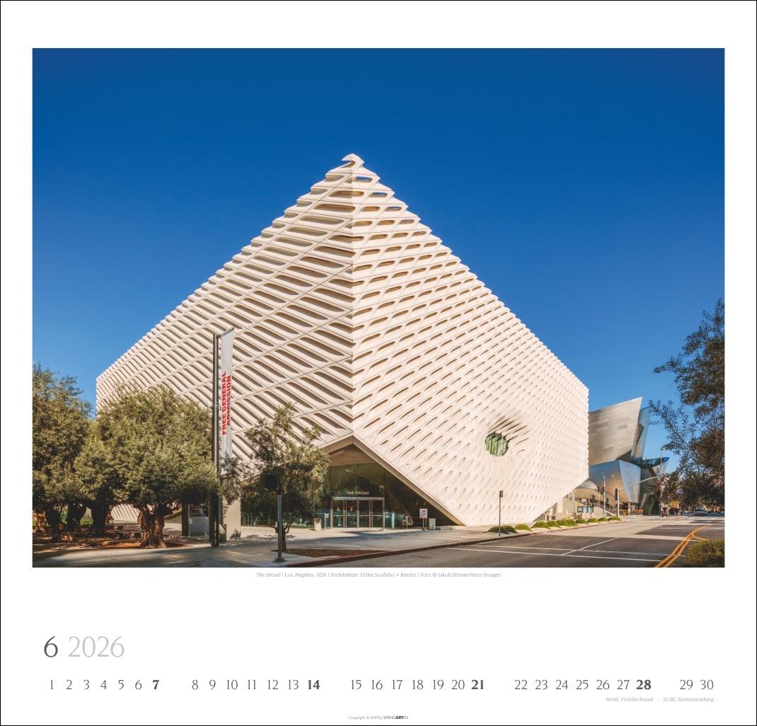 Beispielinhalt (Bild) Moderne Architektur Kalender 2026