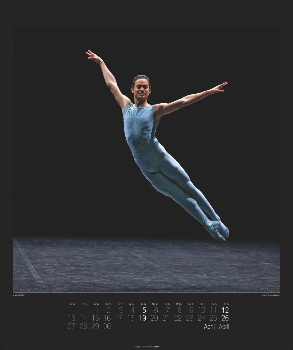 Beispielinhalt (Bild) Stuttgarter Ballett Kalender 2026