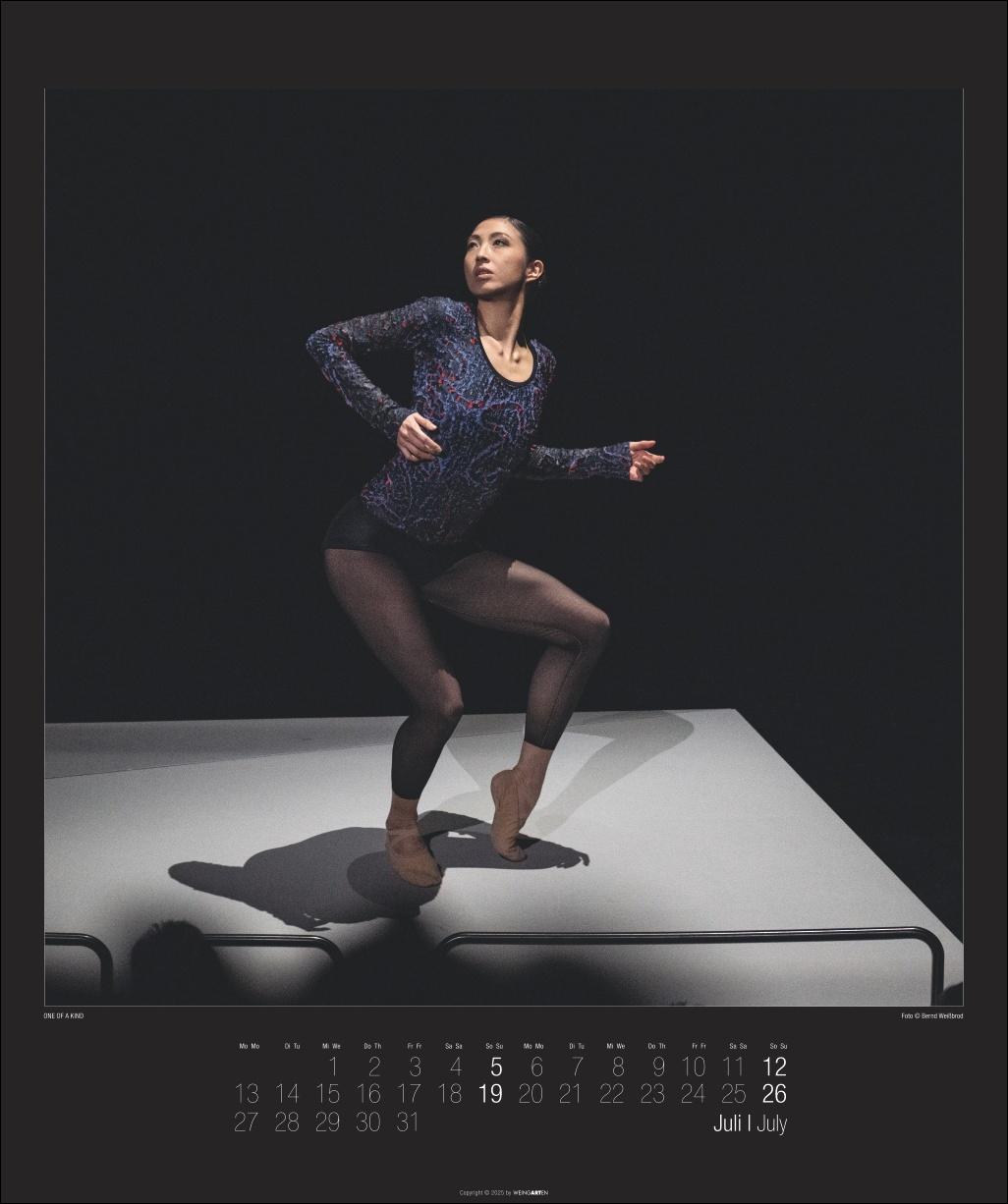 Beispielinhalt (Bild) Stuttgarter Ballett Kalender 2026