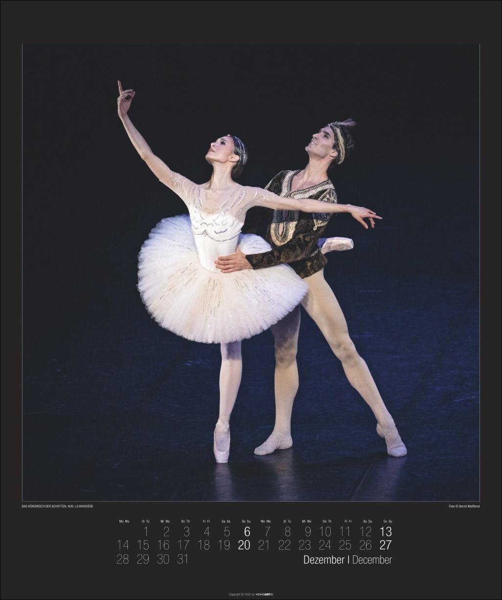 Beispielinhalt (Bild) Stuttgarter Ballett Kalender 2026