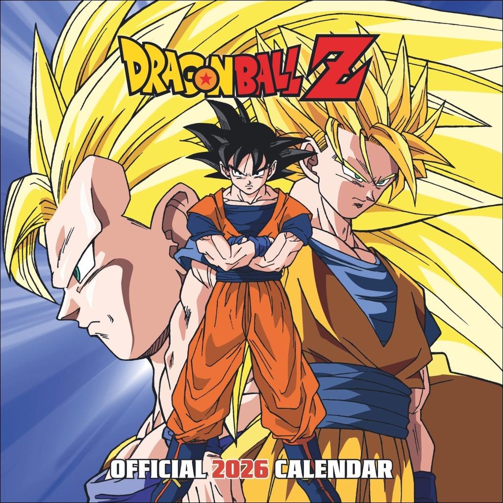 Vorderes Coverbild Dragon Ball Z Broschurkalender 2026
