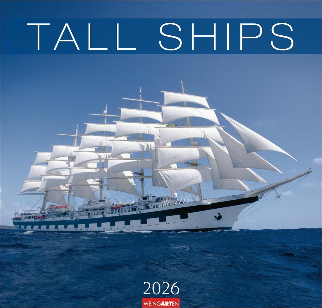 Vorderes Coverbild Tall Ships Kalender 2026