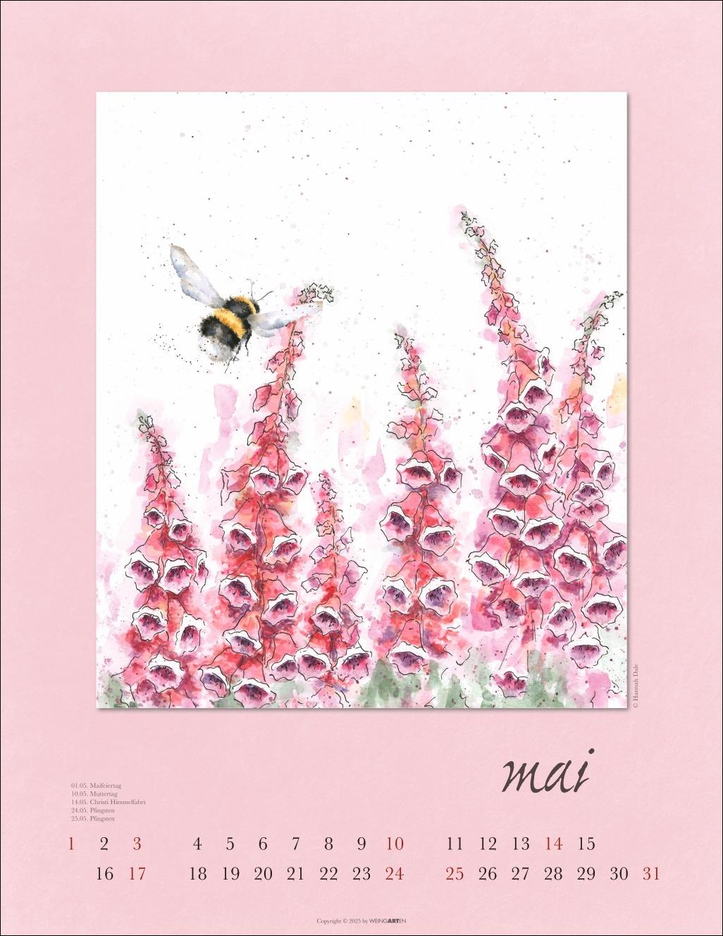 Beispielinhalt (Bild) Country Life Kalender 2026