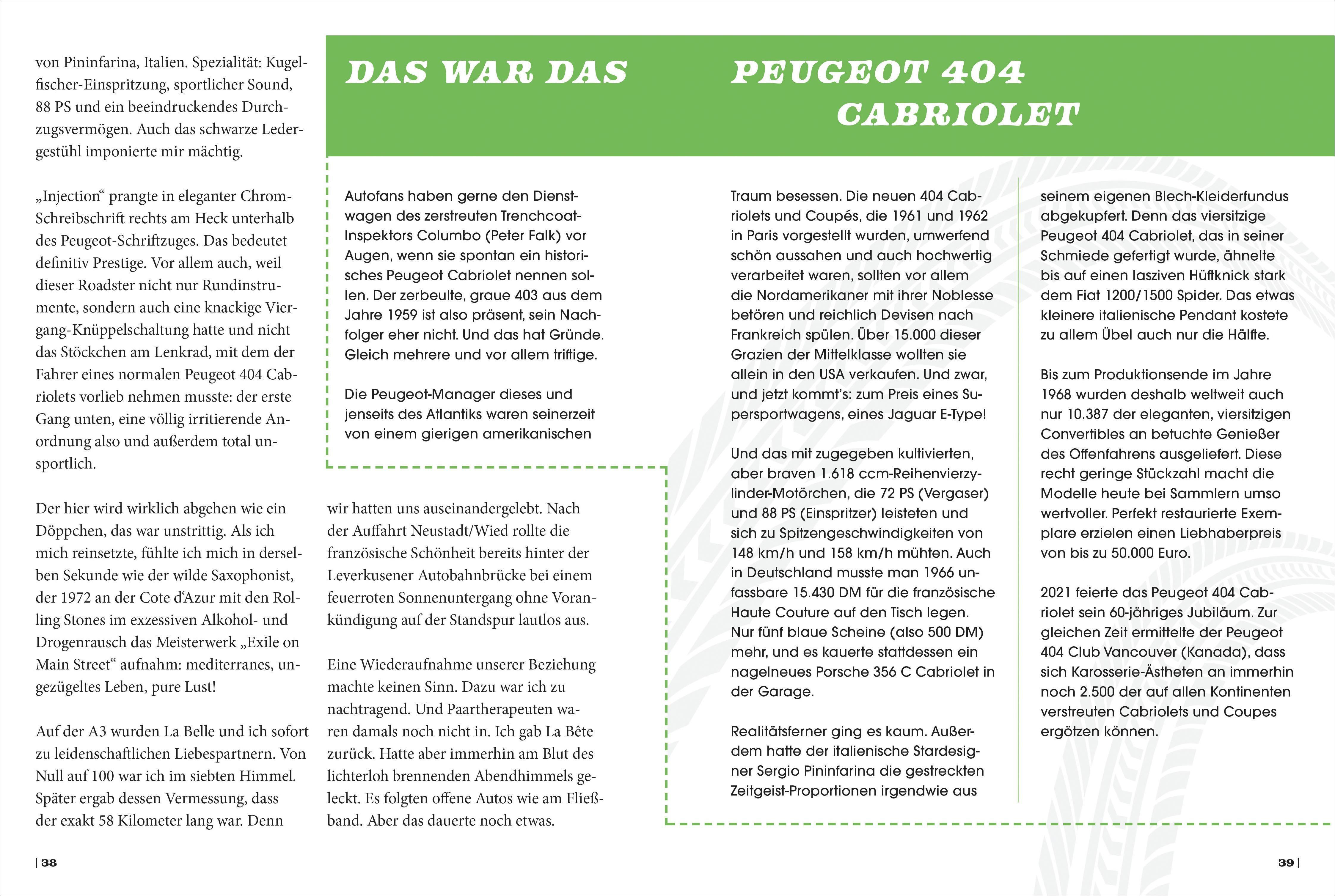 Beispielinhalt (Bild) Als Autos noch Charakter hatten