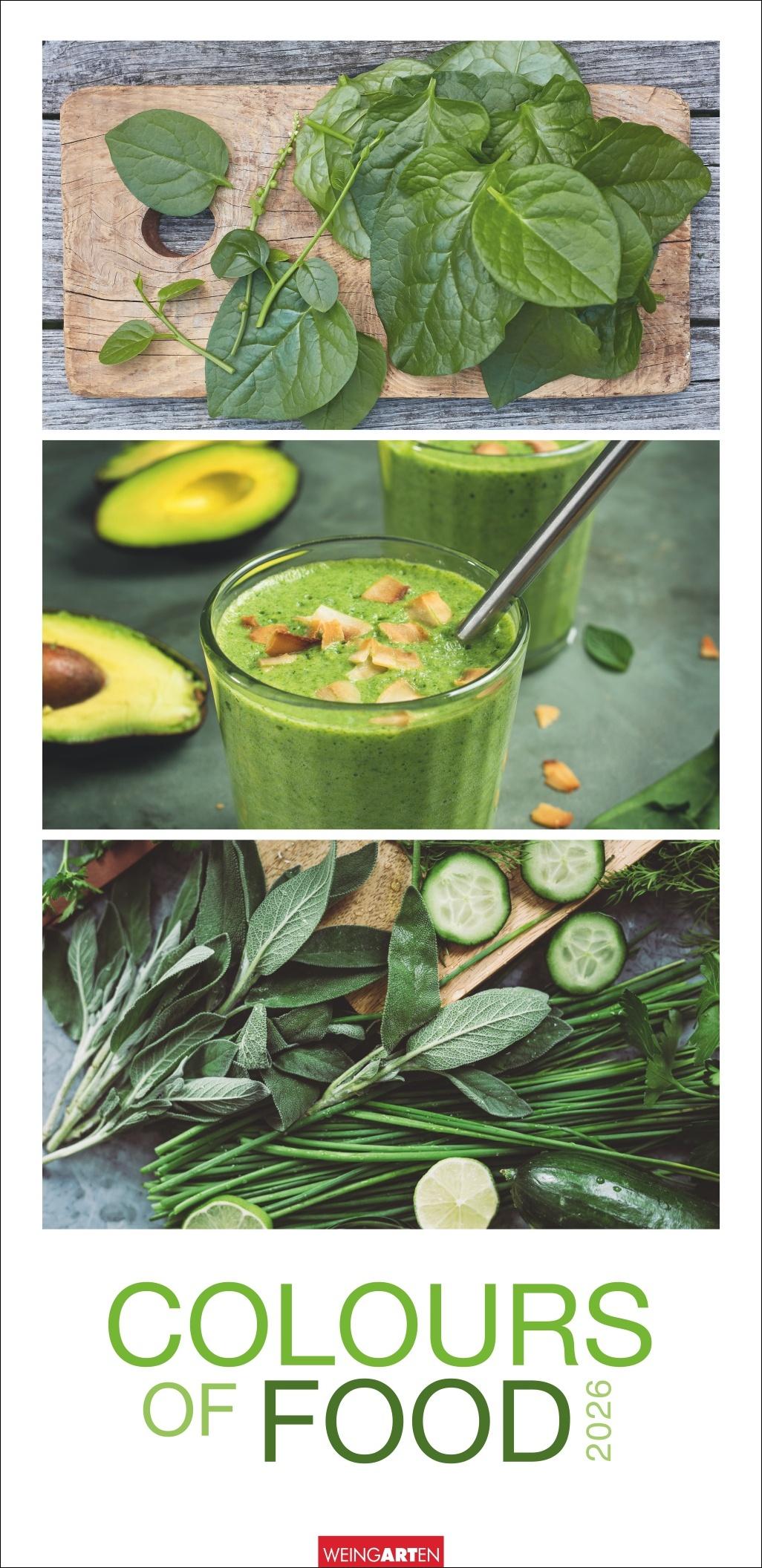 Vorderes Coverbild Colours of Food Kalender 2026