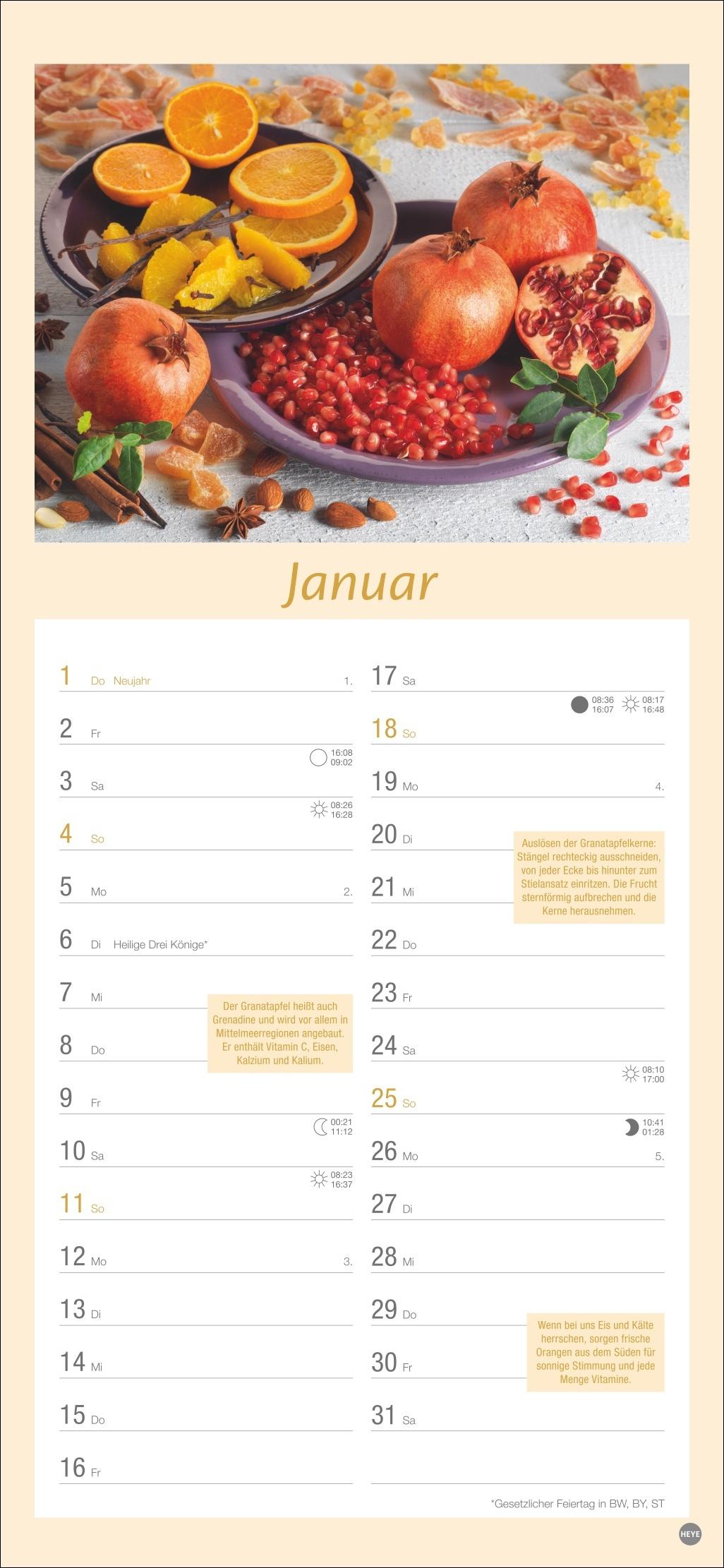 Beispielinhalt (Bild) Küchenplaner 2026