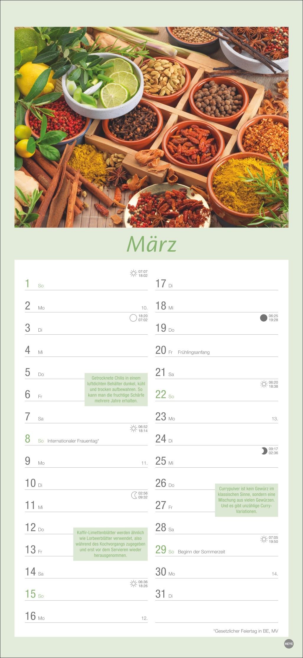 Beispielinhalt (Bild) Küchenplaner 2026