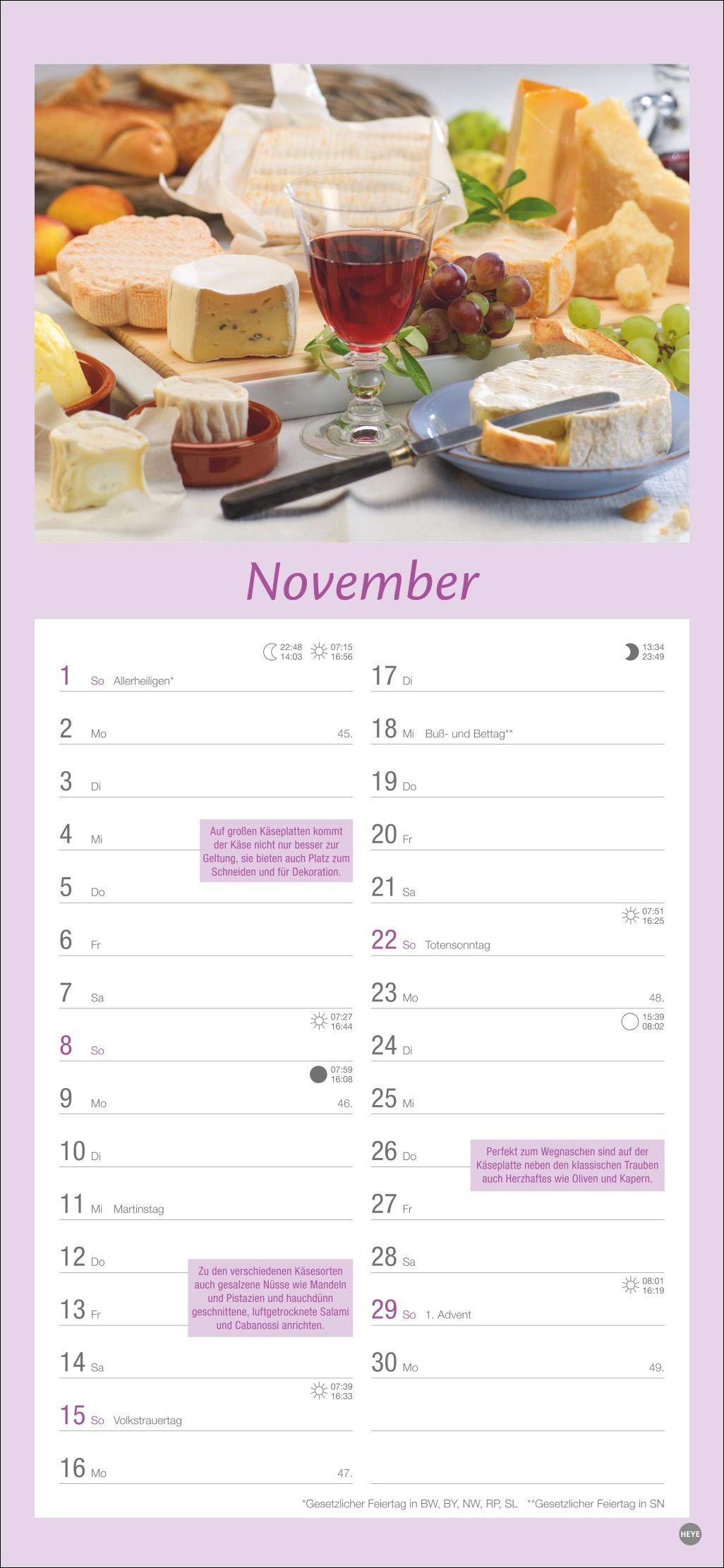 Beispielinhalt (Bild) Küchenplaner 2026