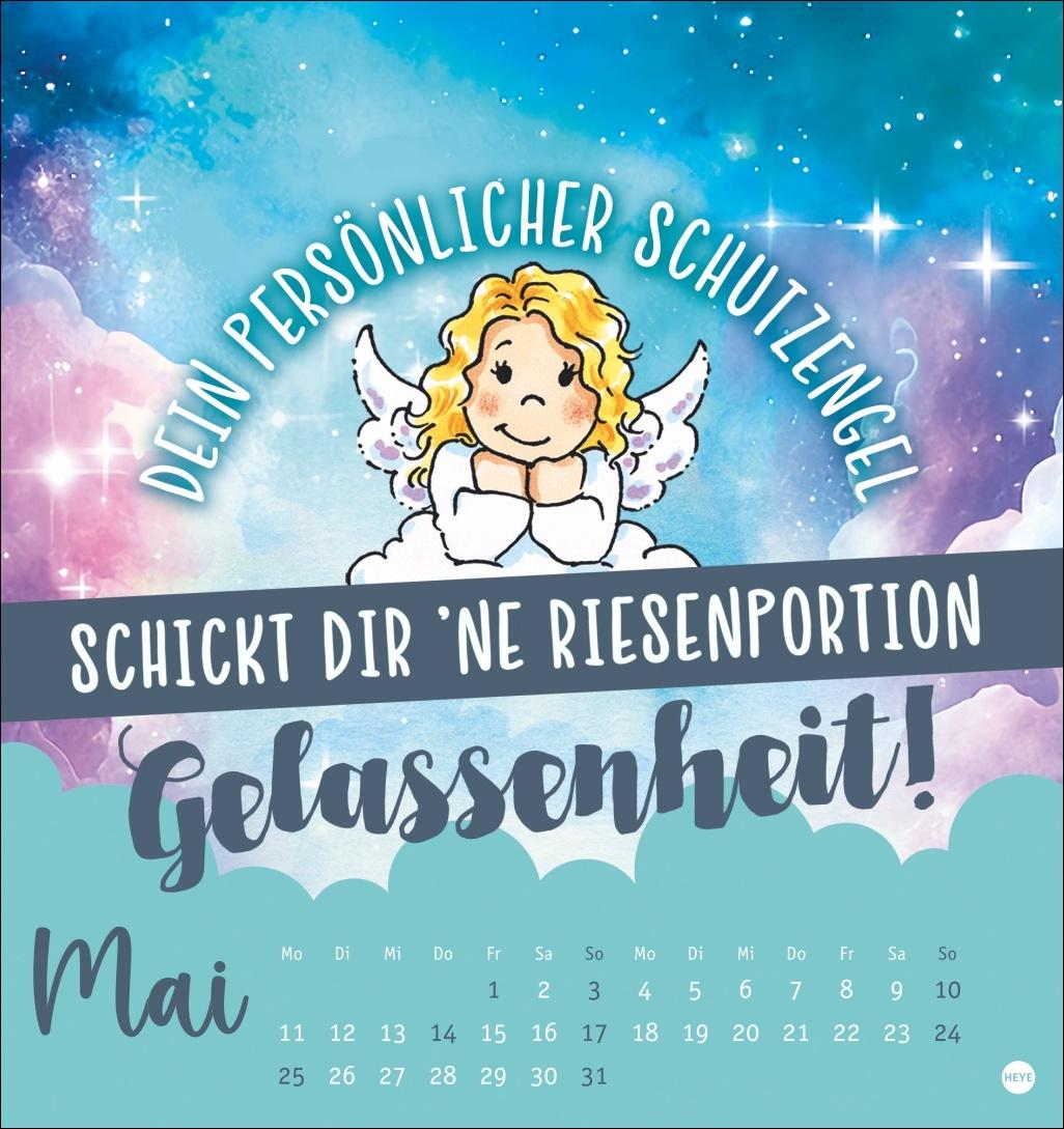 Beispielinhalt (Bild) Schutzengel Postkartenkalender 2026