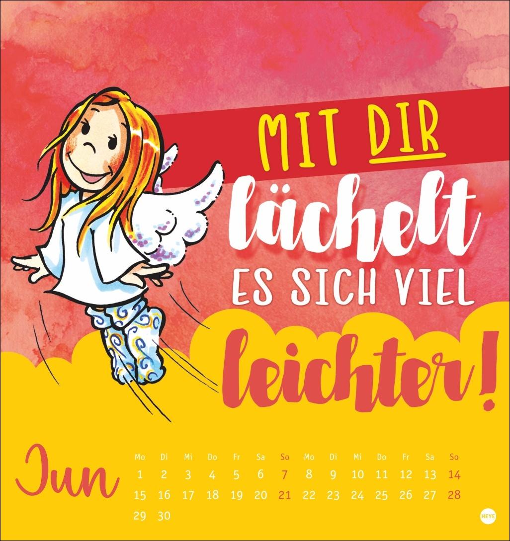 Beispielinhalt (Bild) Schutzengel Postkartenkalender 2026