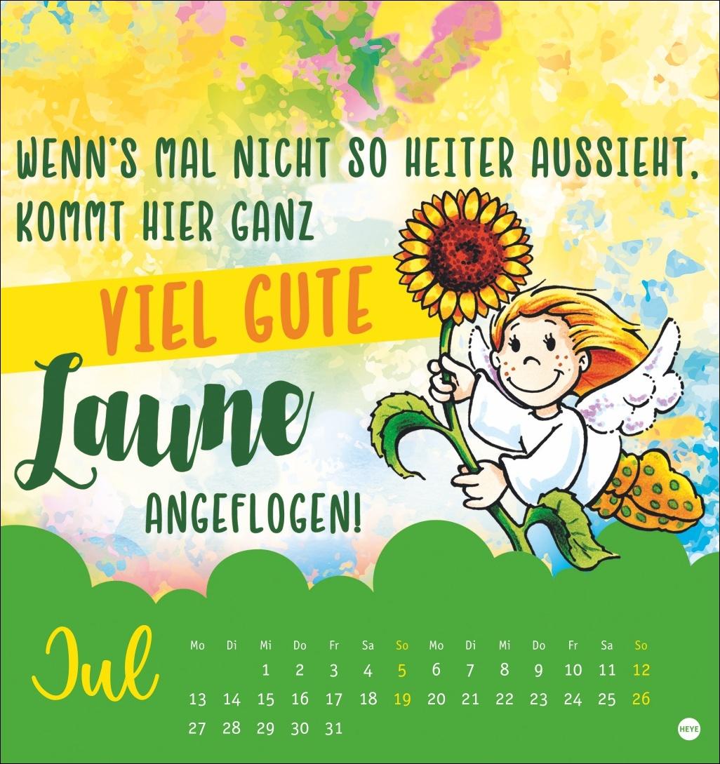 Beispielinhalt (Bild) Schutzengel Postkartenkalender 2026