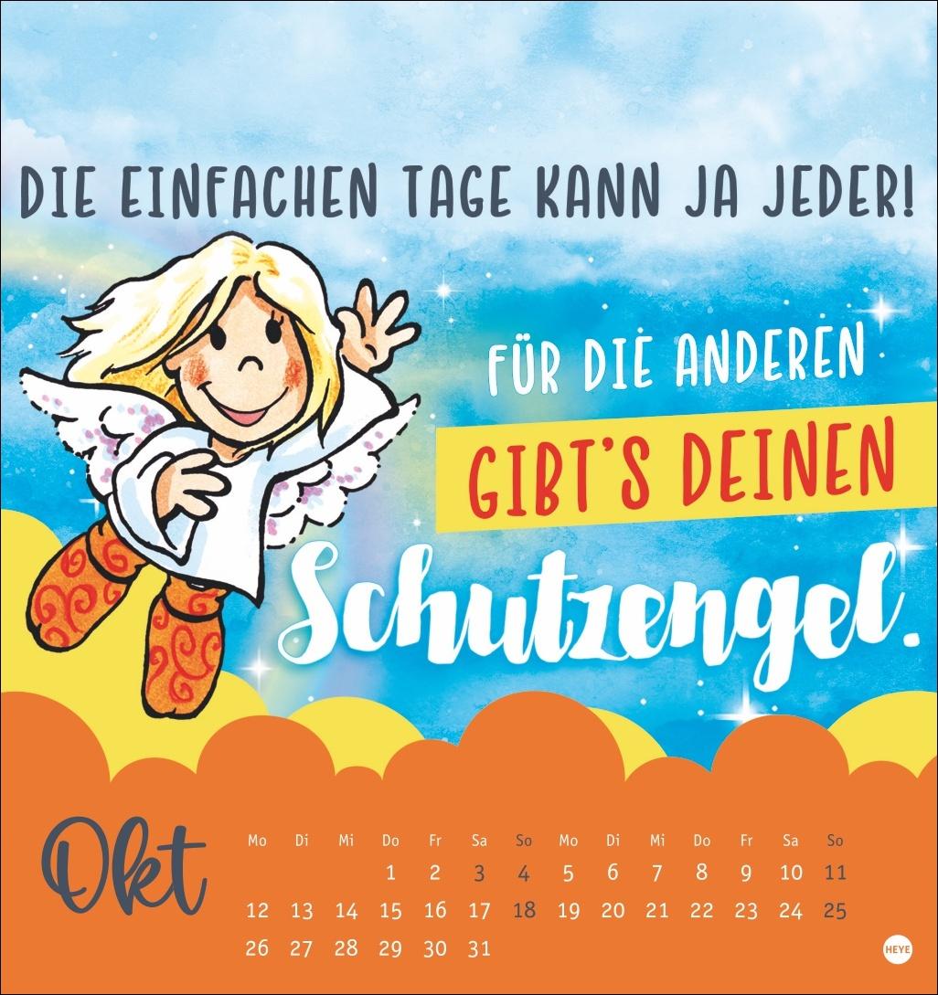 Beispielinhalt (Bild) Schutzengel Postkartenkalender 2026