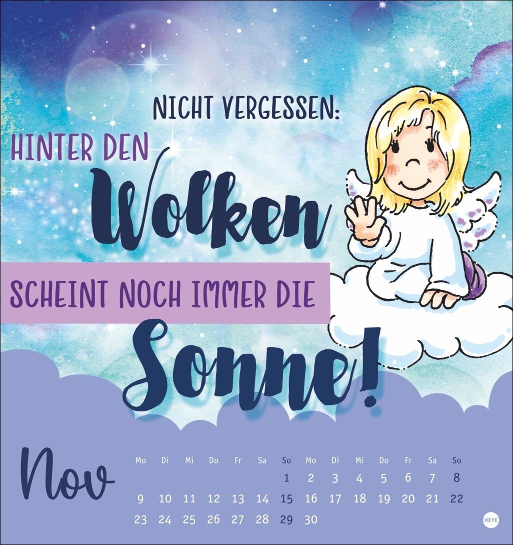 Beispielinhalt (Bild) Schutzengel Postkartenkalender 2026