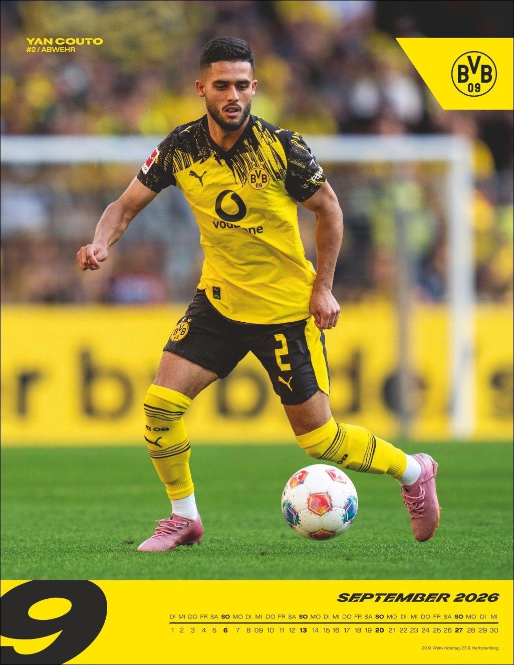 Beispielinhalt (Bild) BVB Posterkalender 2026