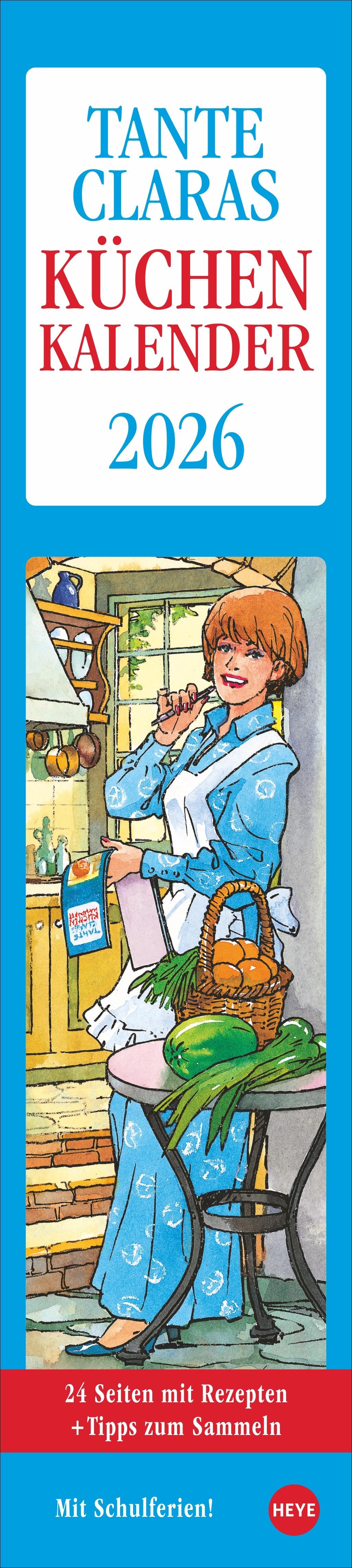 Vorderes Coverbild Tante Clara Küchenkalender 2026