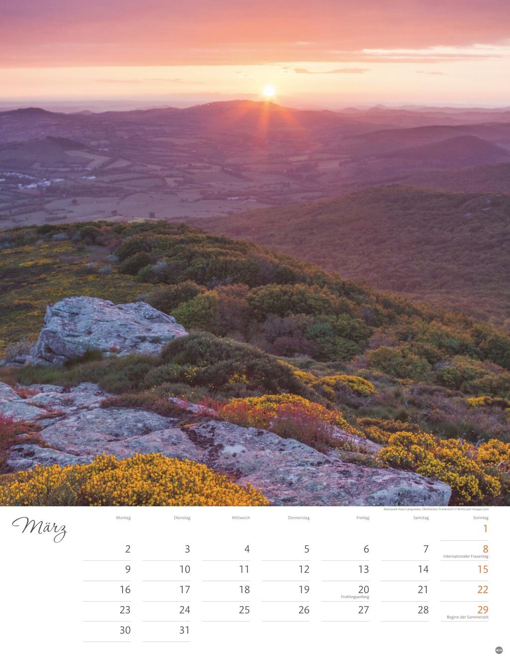 Beispielinhalt (Bild) Schönes Alpenland Posterkalender 2026