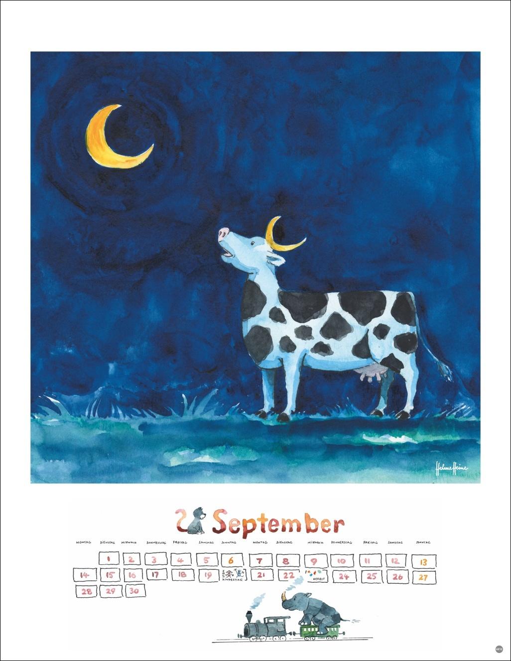 Beispielinhalt (Bild) Helme Heine: Edition Kalender 2026