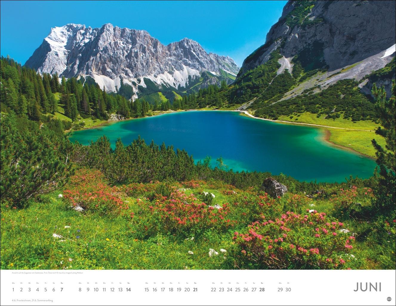Beispielinhalt (Bild) Faszination Alpen Posterkalender 2026