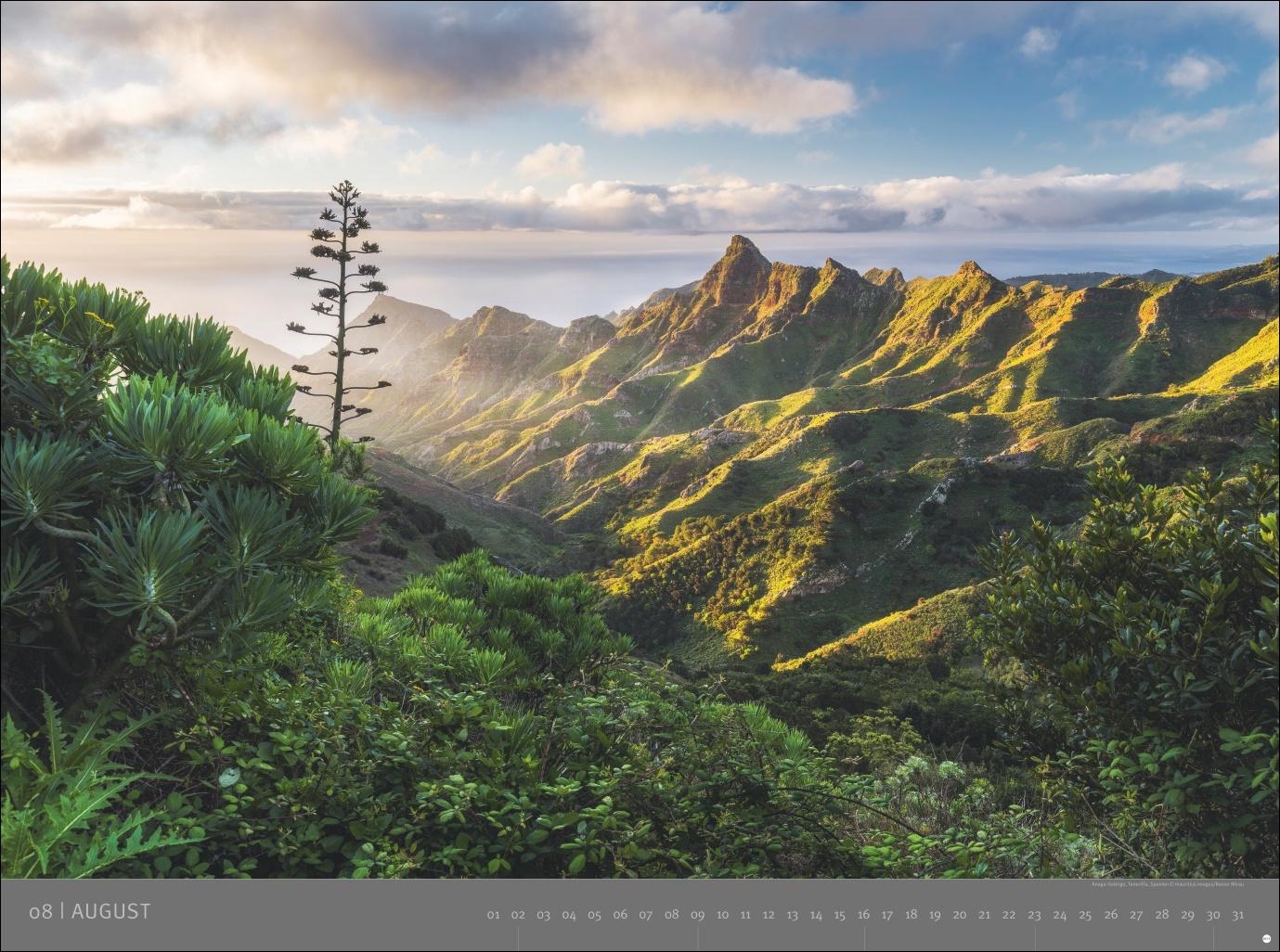 Beispielinhalt (Bild) Die letzten Paradiese - Edition Alexander von Humboldt Kalender 2026