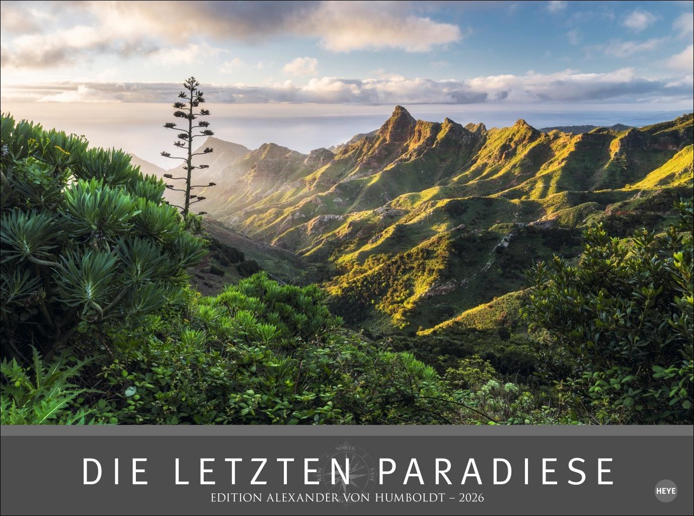 Vorderes Coverbild Die letzten Paradiese - Edition Alexander von Humboldt Kalender 2026