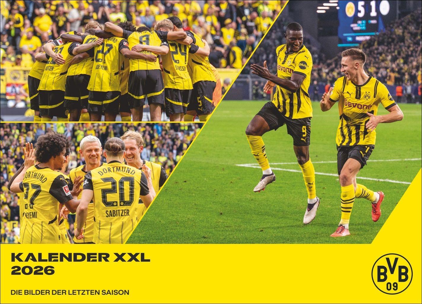 Vorderes Coverbild BVB Edition Kalender 2026