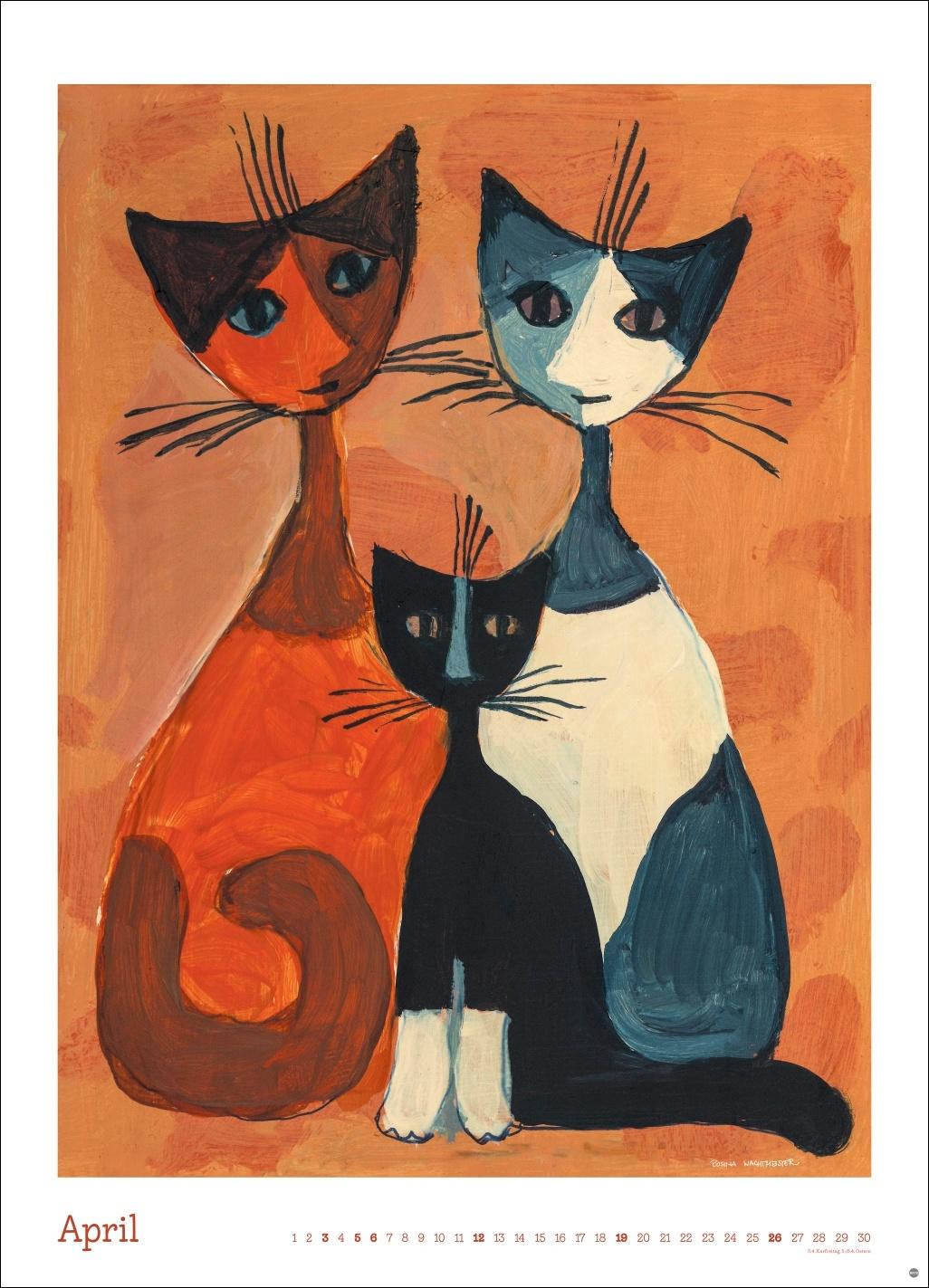 Beispielinhalt (Bild) Rosina Wachtmeister Edition Kalender 2026