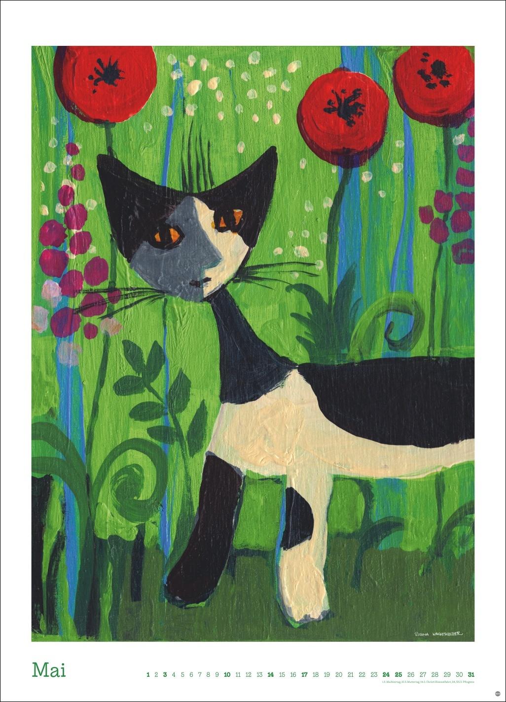 Beispielinhalt (Bild) Rosina Wachtmeister Edition Kalender 2026