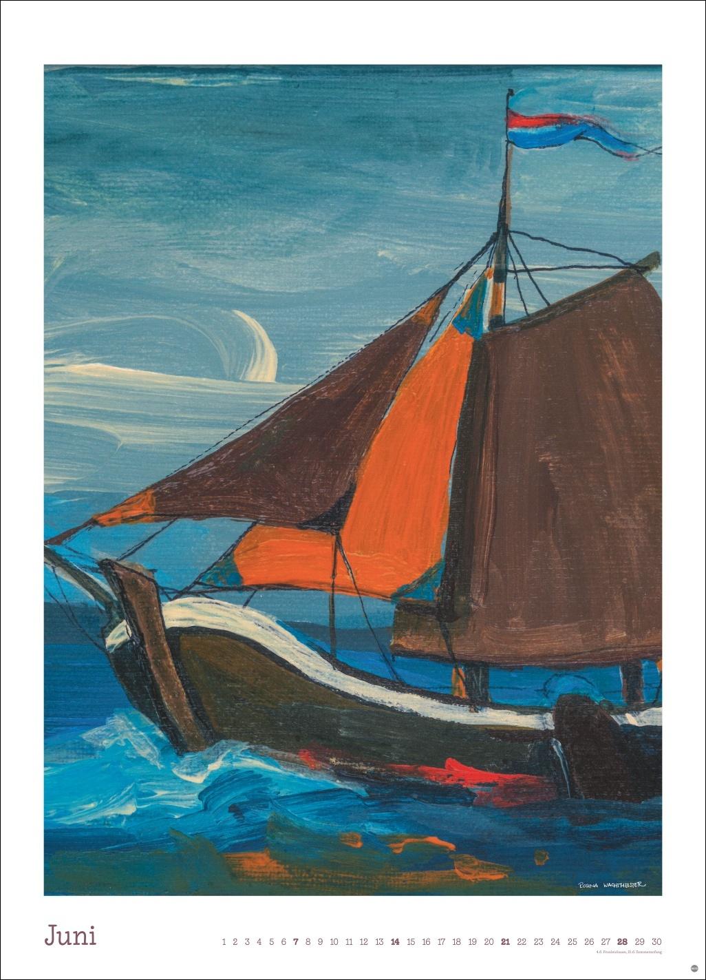 Beispielinhalt (Bild) Rosina Wachtmeister Edition Kalender 2026