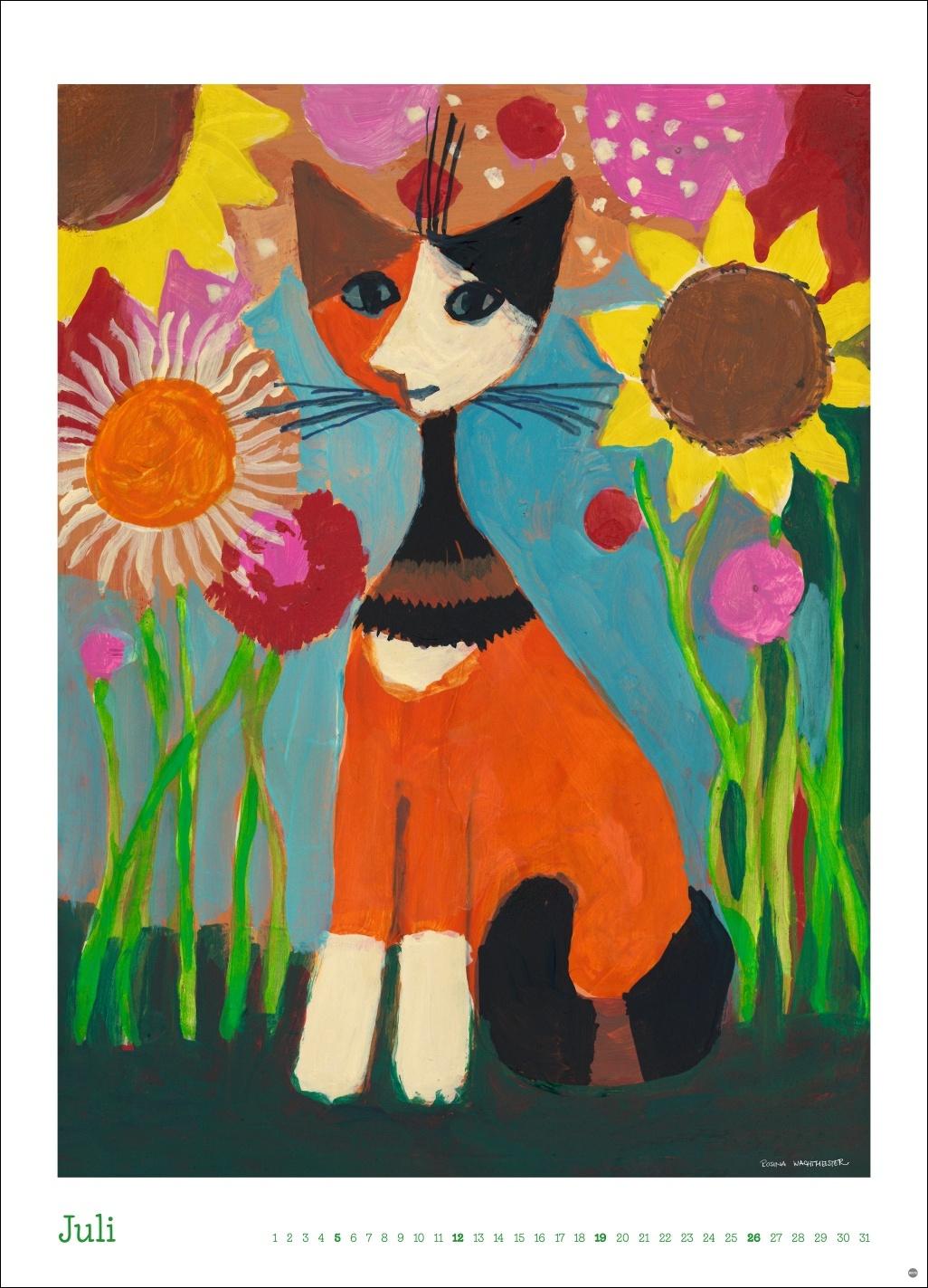 Beispielinhalt (Bild) Rosina Wachtmeister Edition Kalender 2026