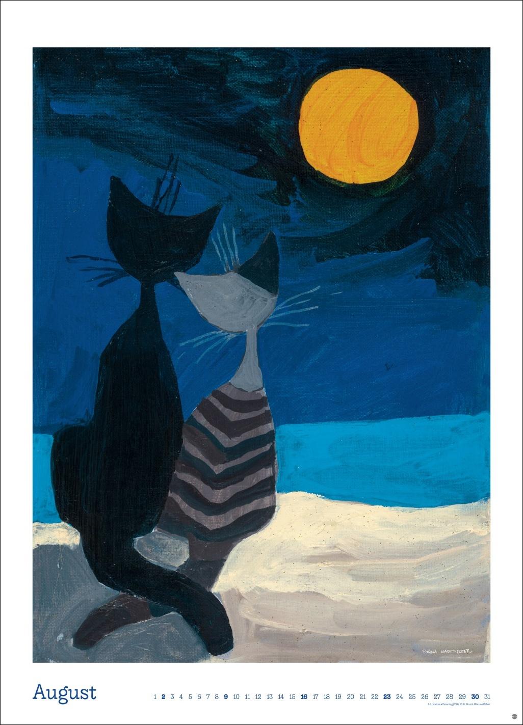 Beispielinhalt (Bild) Rosina Wachtmeister Edition Kalender 2026