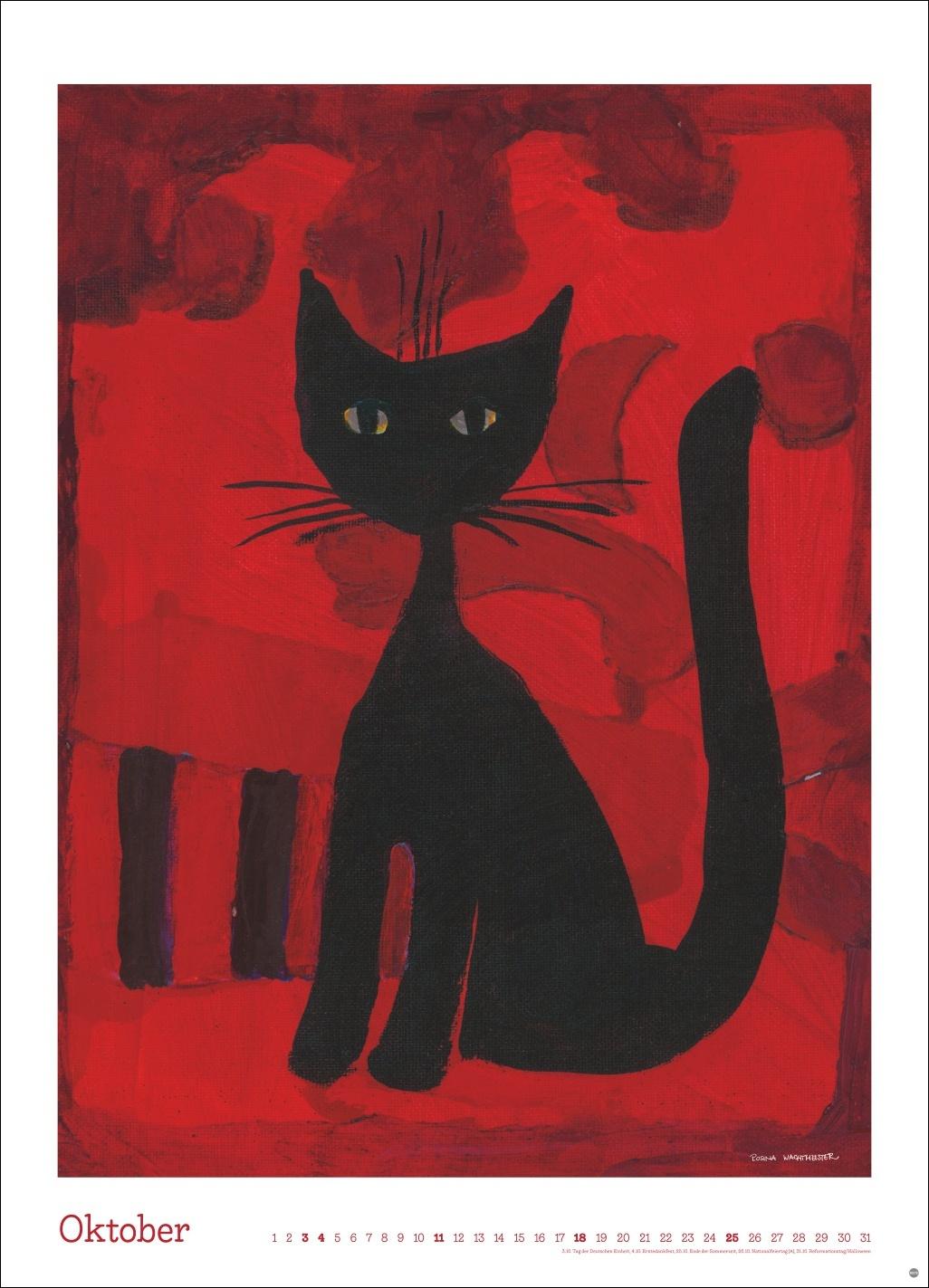 Beispielinhalt (Bild) Rosina Wachtmeister Edition Kalender 2026