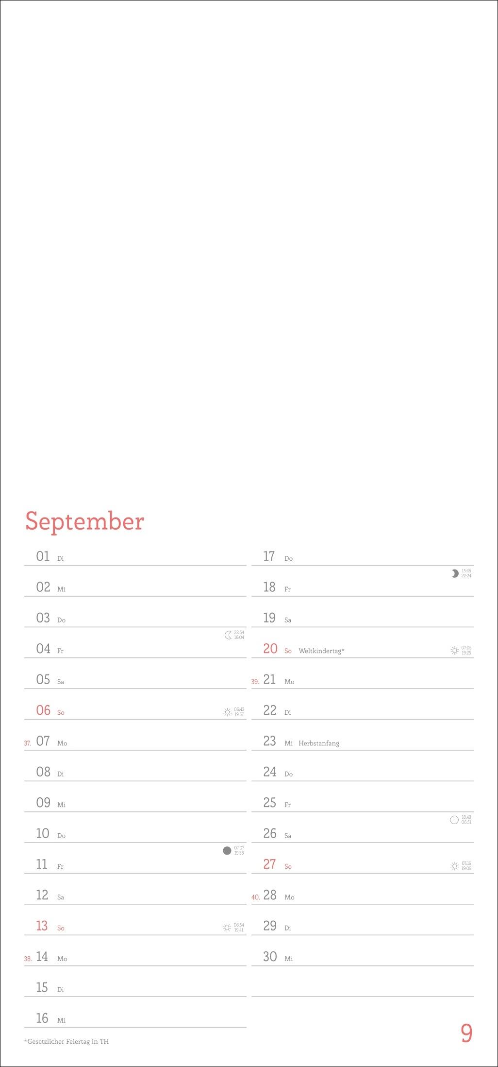 Beispielinhalt (Bild) Fotokalender zum Selbstgestalten 2026