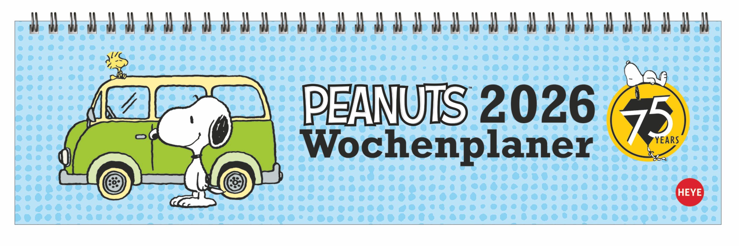 Vorderes Coverbild Peanuts Wochenquerplaner 2026