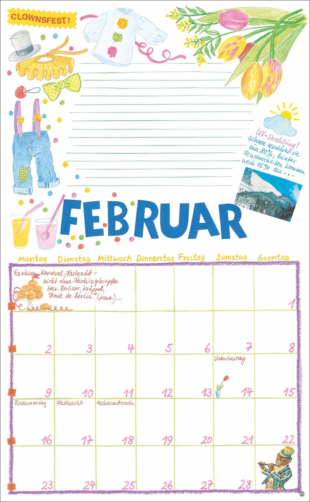 Beispielinhalt (Bild) Gabi Kohwagner Mein persönlicher Kalender 2026