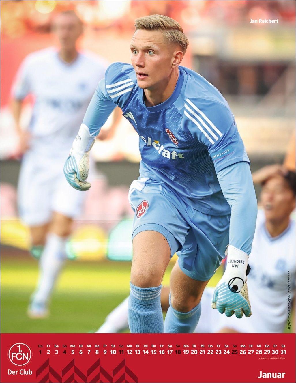 Beispielinhalt (Bild) 1. FC Nürnberg Posterkalender 2026