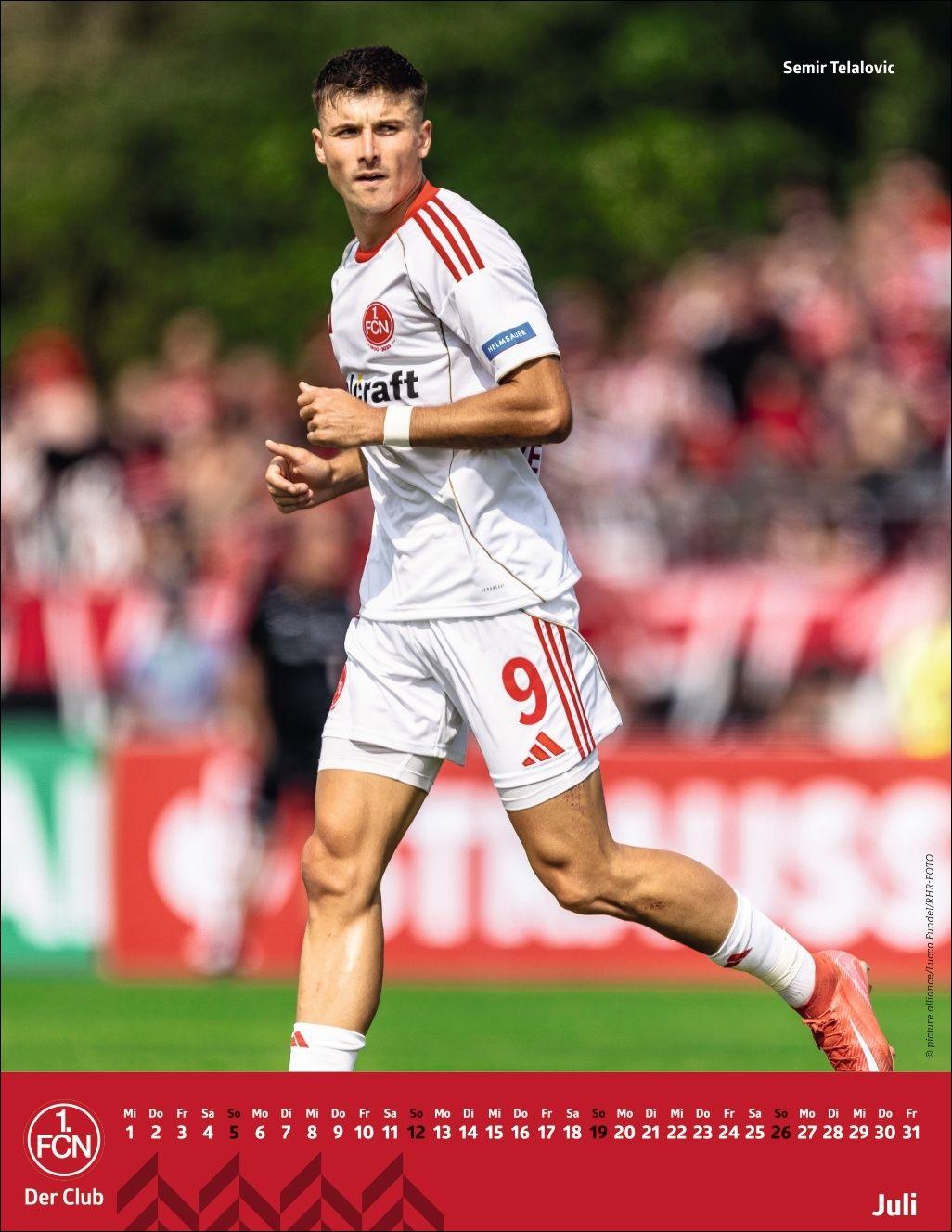 Beispielinhalt (Bild) 1. FC Nürnberg Posterkalender 2026