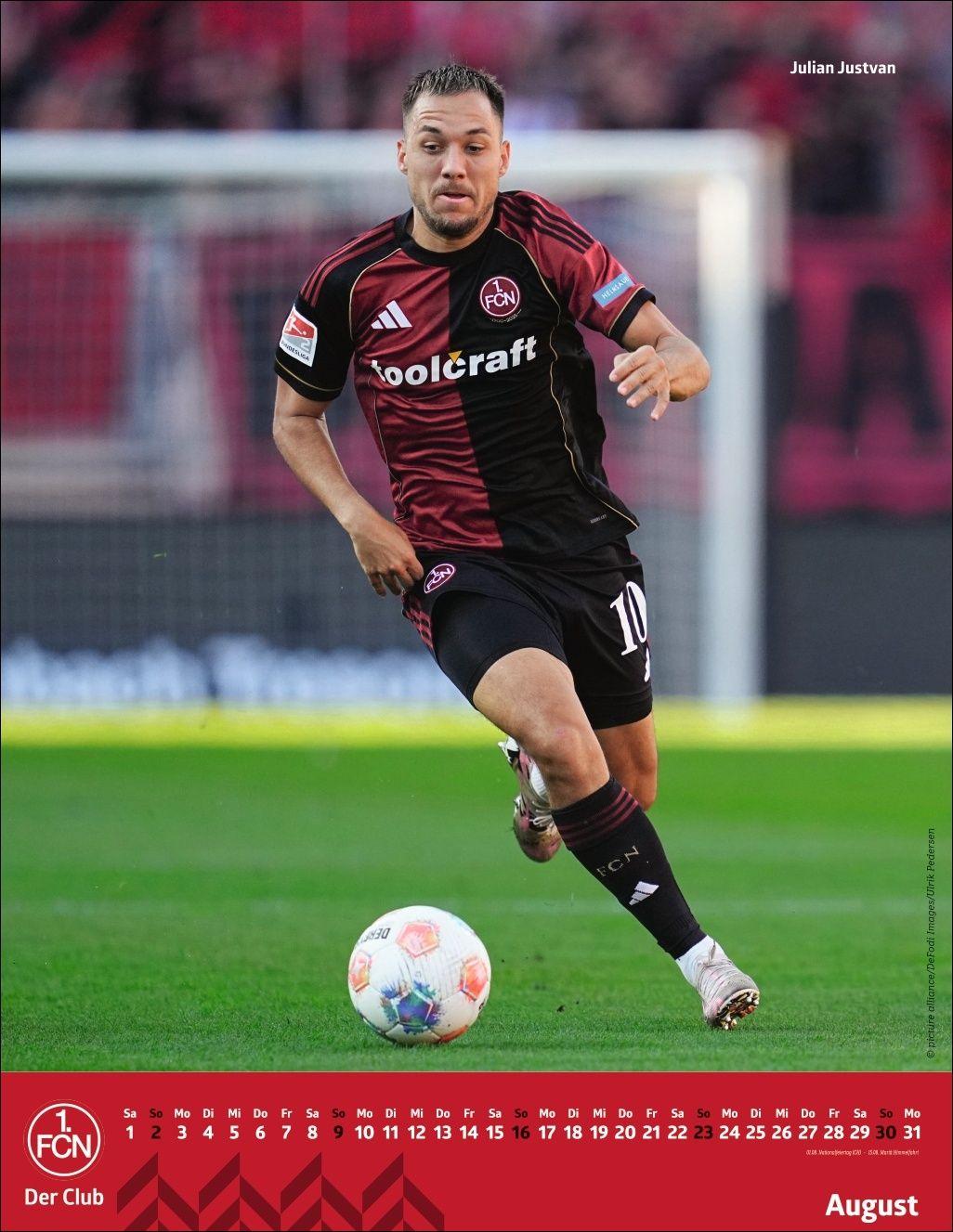 Beispielinhalt (Bild) 1. FC Nürnberg Posterkalender 2026